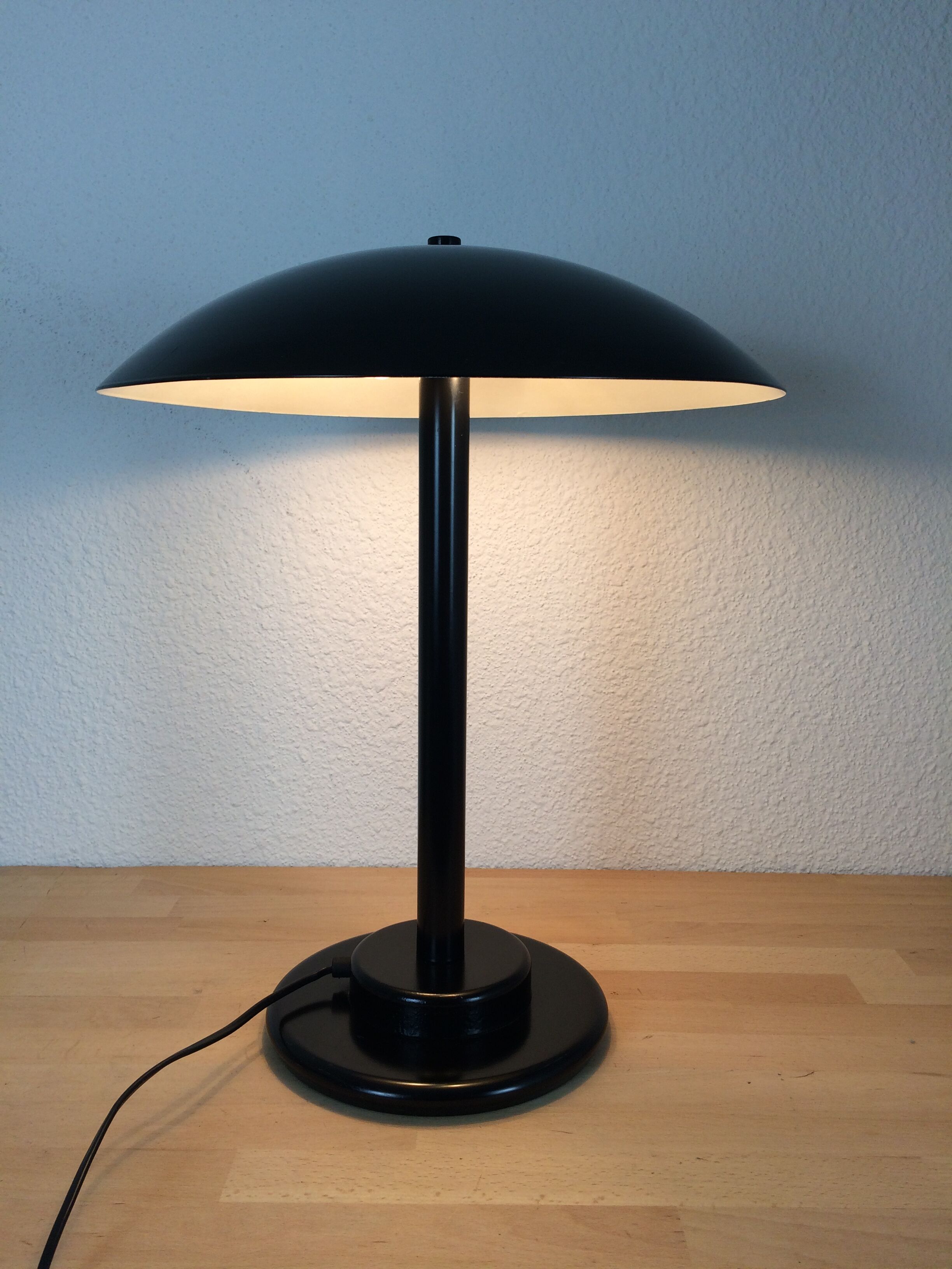 Black mushroom lamp, 80s