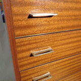 Vintage rag chest of drawers from the 60s seven drawers