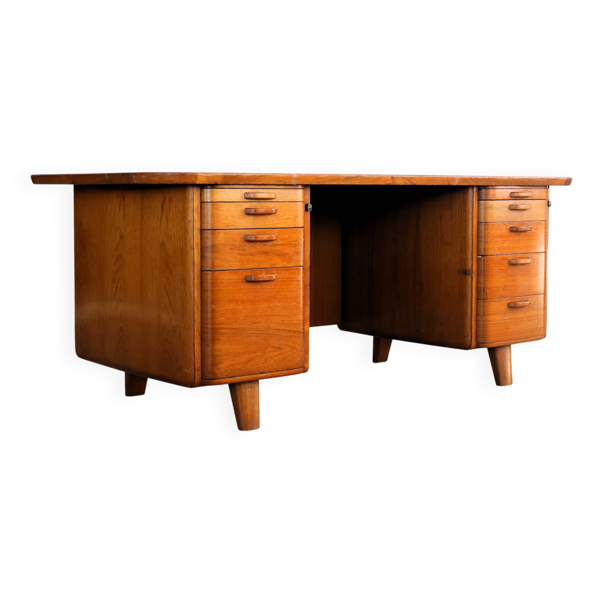 vintage XL desk | teak | 1960s | Swedish