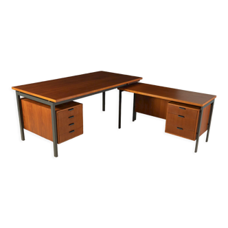 Set of desks, Herbert Hirche for Holzäpfel