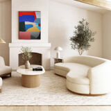 Abstract painting disruption