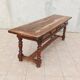 Farm table in walnut