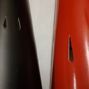 Vintage perforated metal suspensions