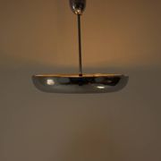 Lustre ovni en chrome Bauhaus / fonctionnaliste des années 1930 par Napako