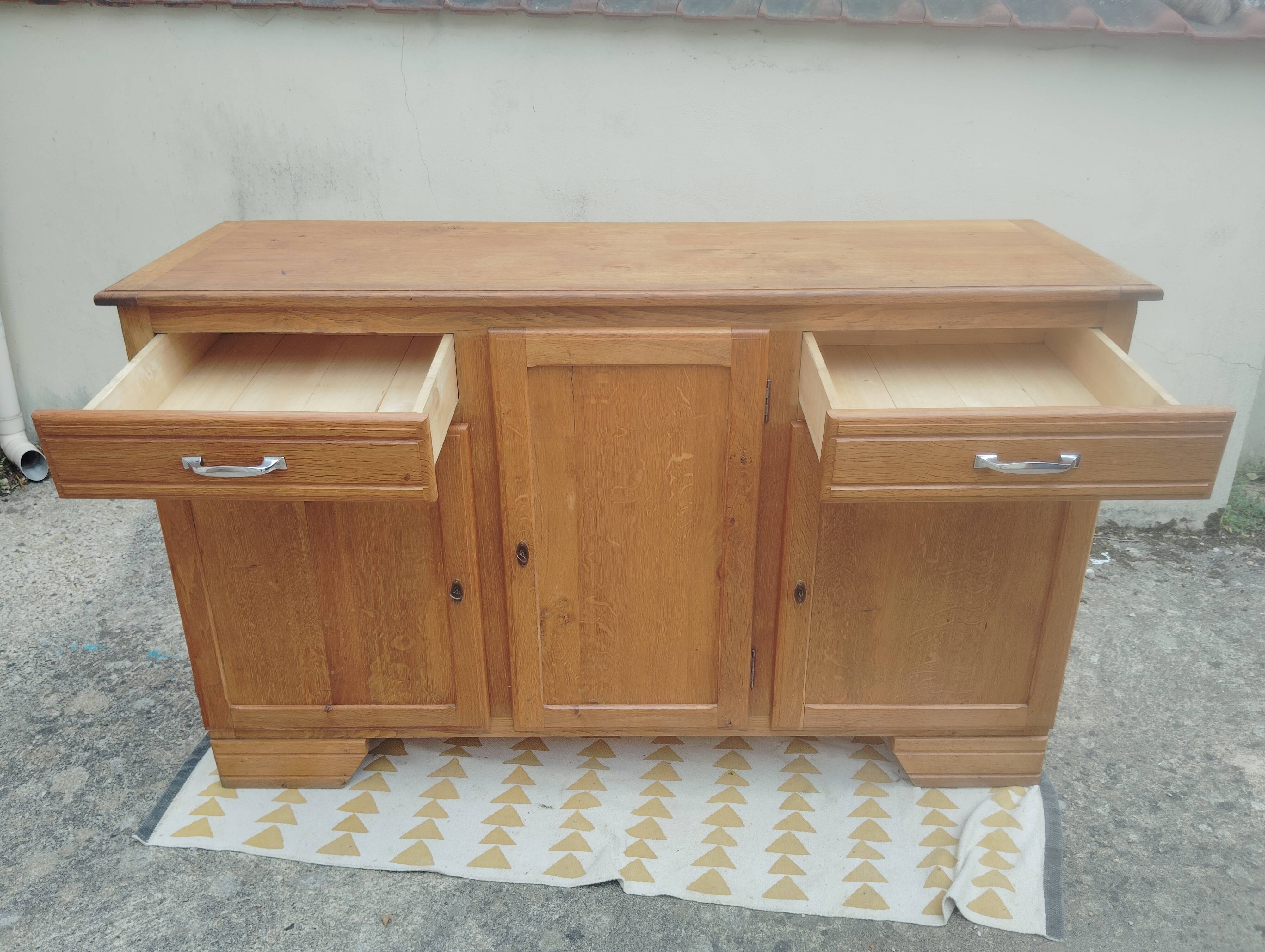"Mado/Parisien" solid oak sideboard