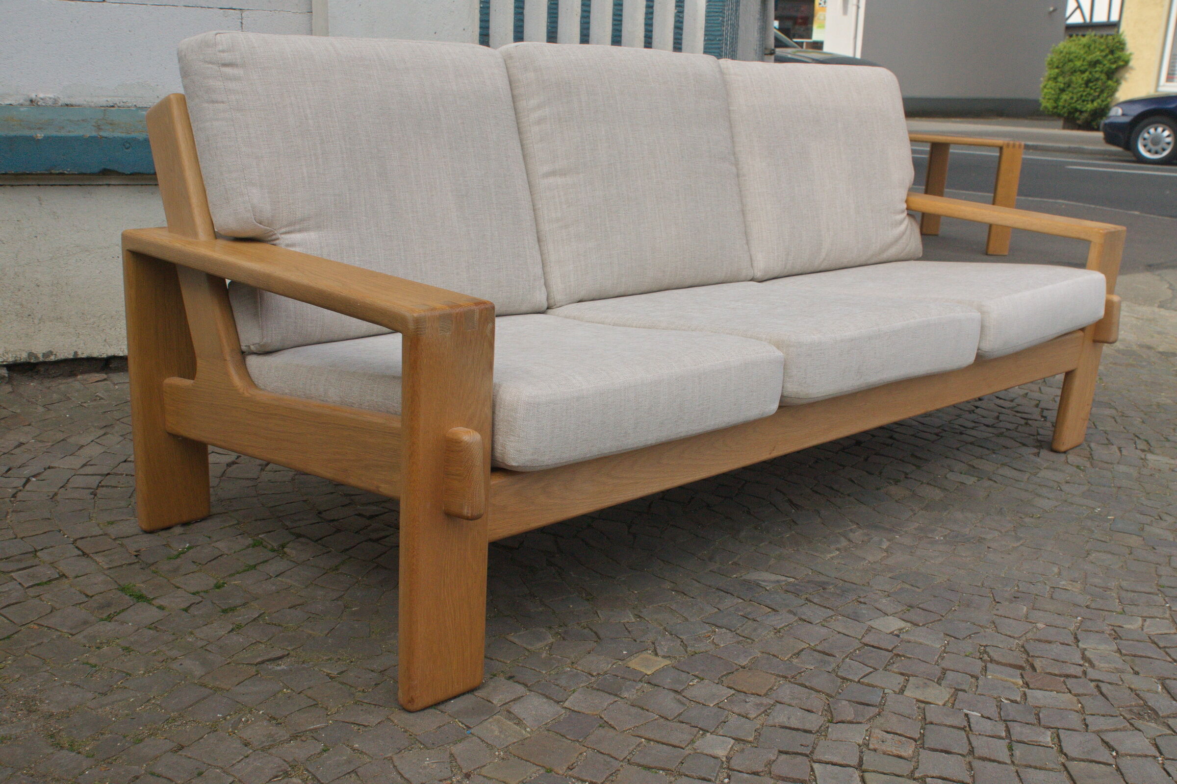 Mid century 3seater sofa from E. Pajamies for Asko, Finland, 1970s