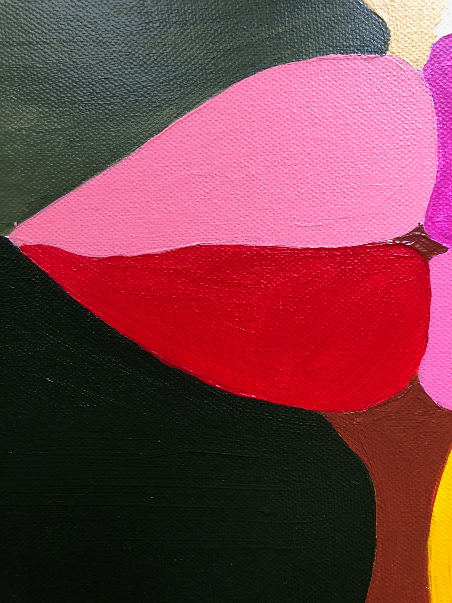 Acrylic painting canvas