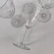 Four Baccarat crystal glasses, Molière pattern. Early 20th century.