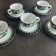 5 cups and saucers by Guy Degrenne