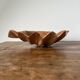 Wooden holy water font
