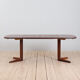 Skovby rosewood extendable table with 2 leaves, Denmark 1970s
