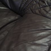 Leather armchair, Italian design, 1960s, production: Italy