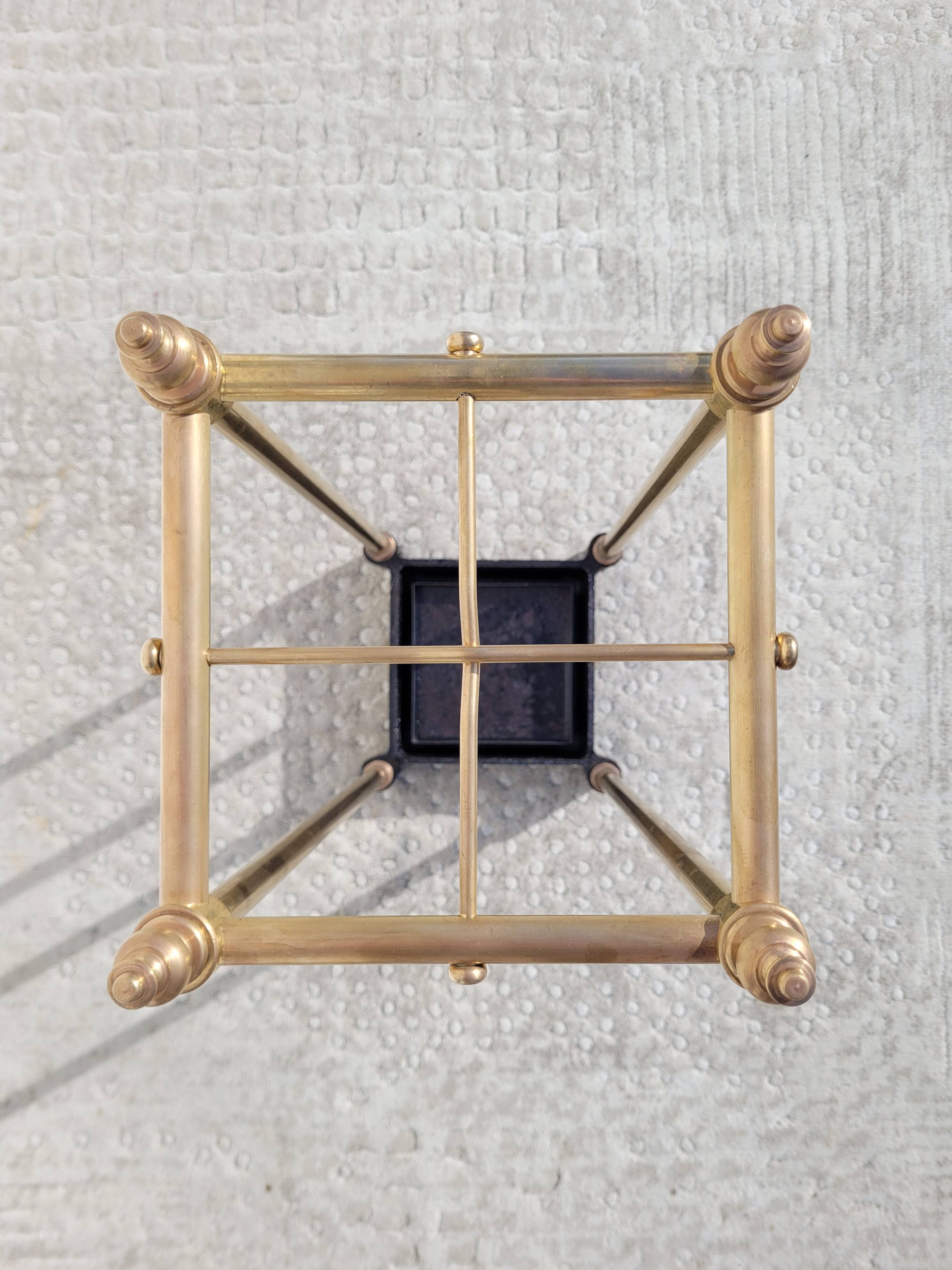 Victorian brass umbrella holder