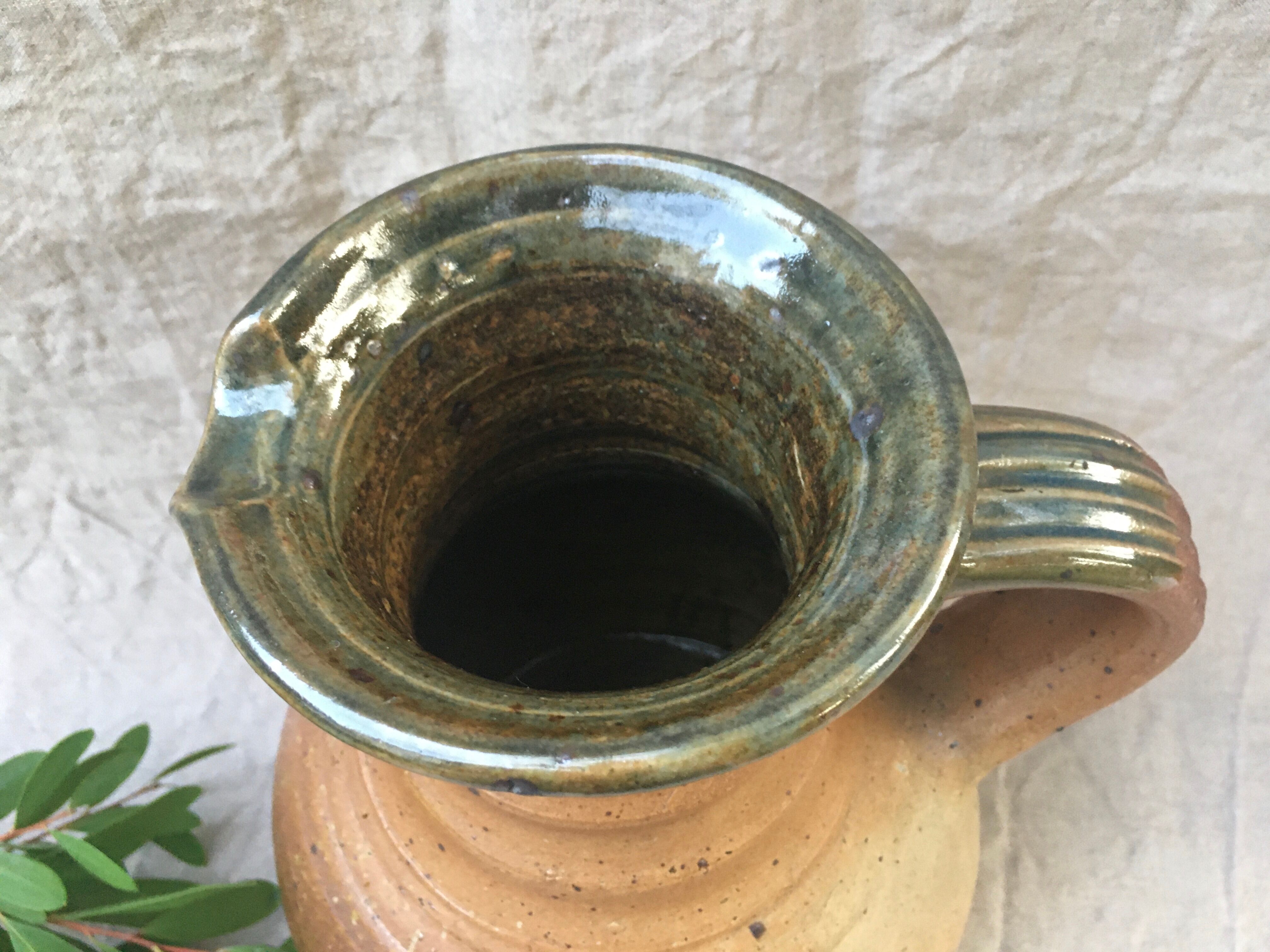 Stoneware pitcher Pierre Digan La Borne 60'S