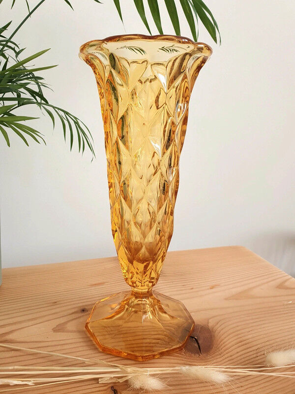 Vintage crystal vase
