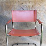 Leather Cantilever Chair