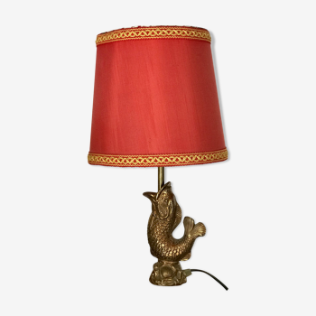 Fish bronze lamp
