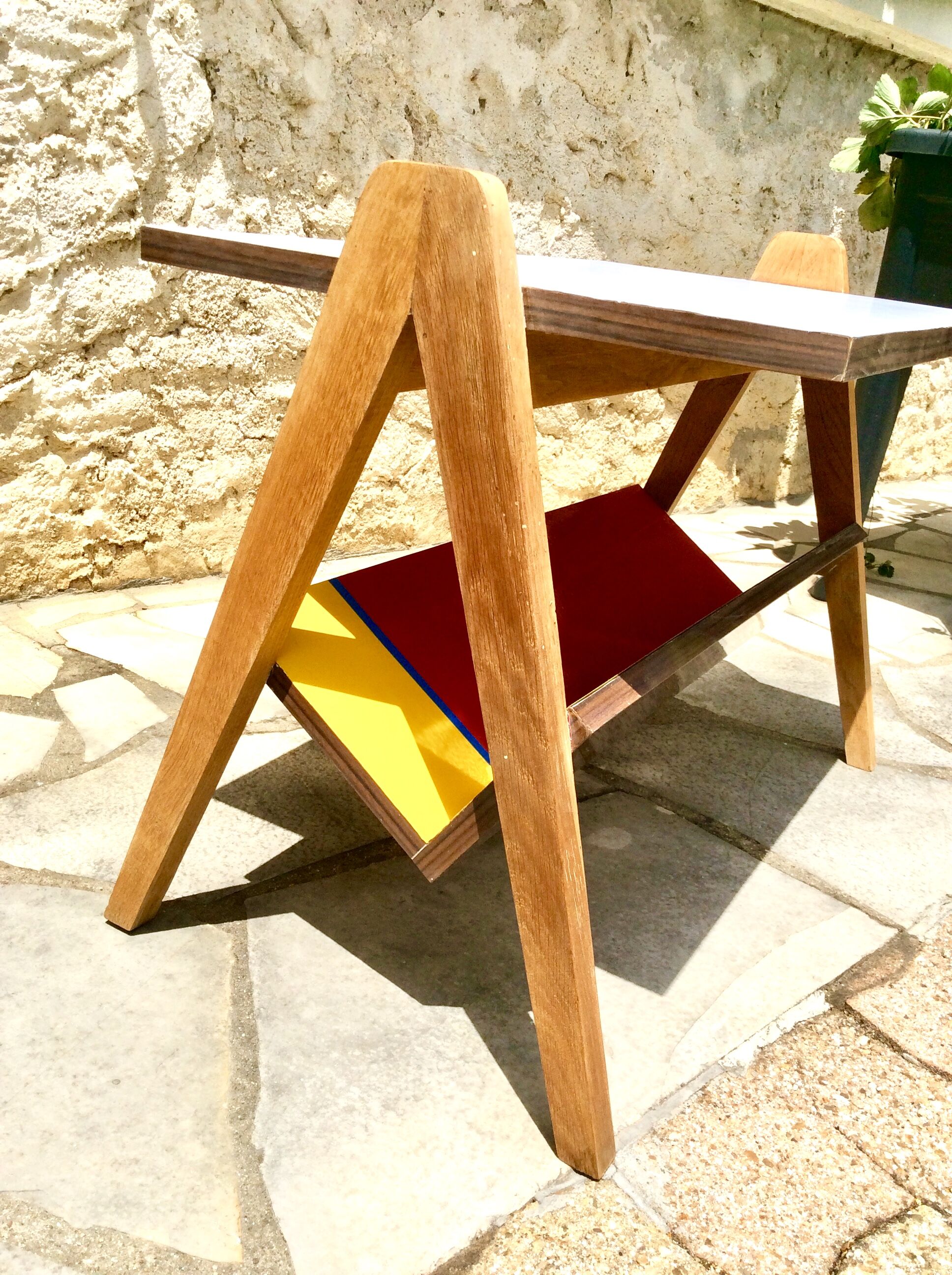 Coffee table legs vintage compass