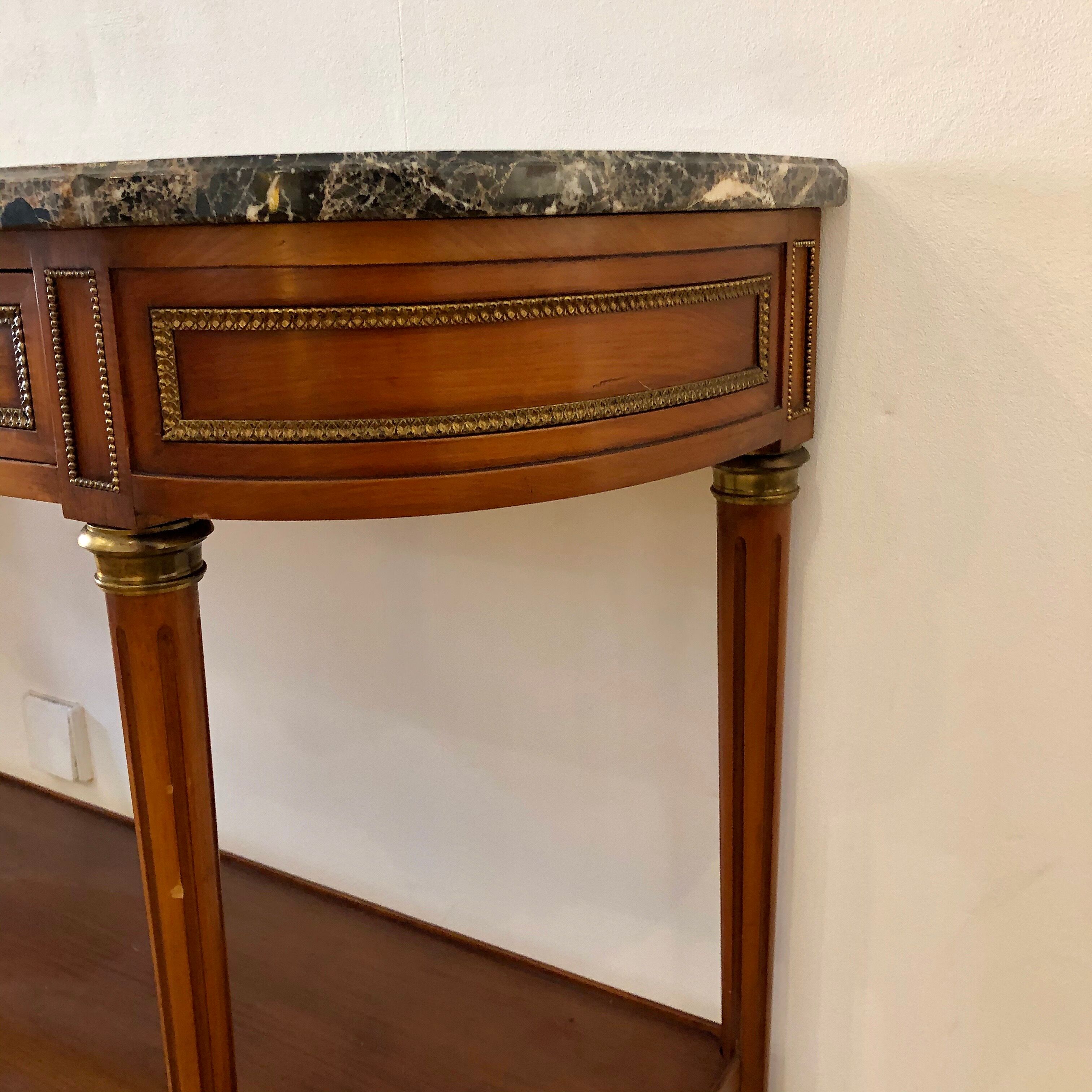Louis XVI-style console stamped Atti