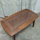 Wood and glass coffee table