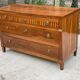 Commode noyer marqueterie brillant époque XVIII ème