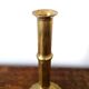 Brass push candle holder, nineteenth century