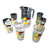 Orange service Screen-printed décor