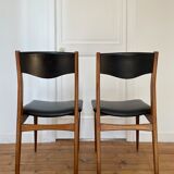 Pair of vintage Scandinavian chairs 1960