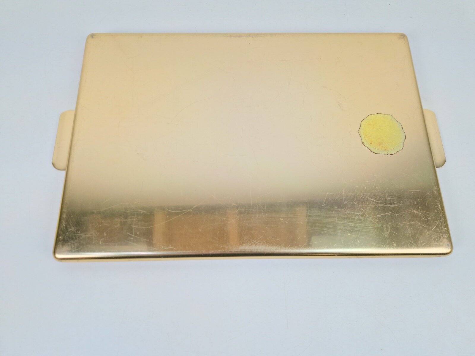 Large Gold-Anodised Aluminium Tray by Kaymet, 1950s