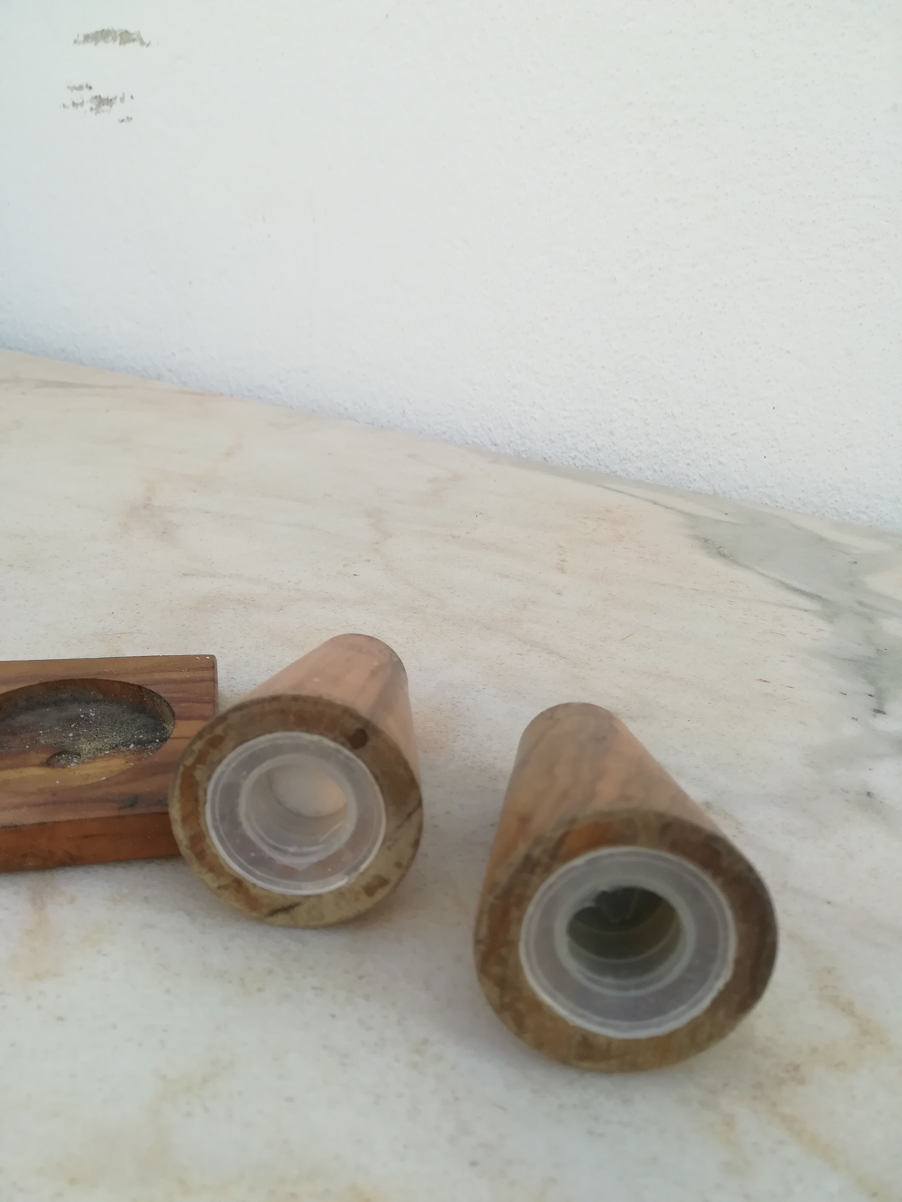 Olivewood salt and pepper shaker