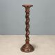 Column, ancient walnut pedestal, Italy, late 19th century