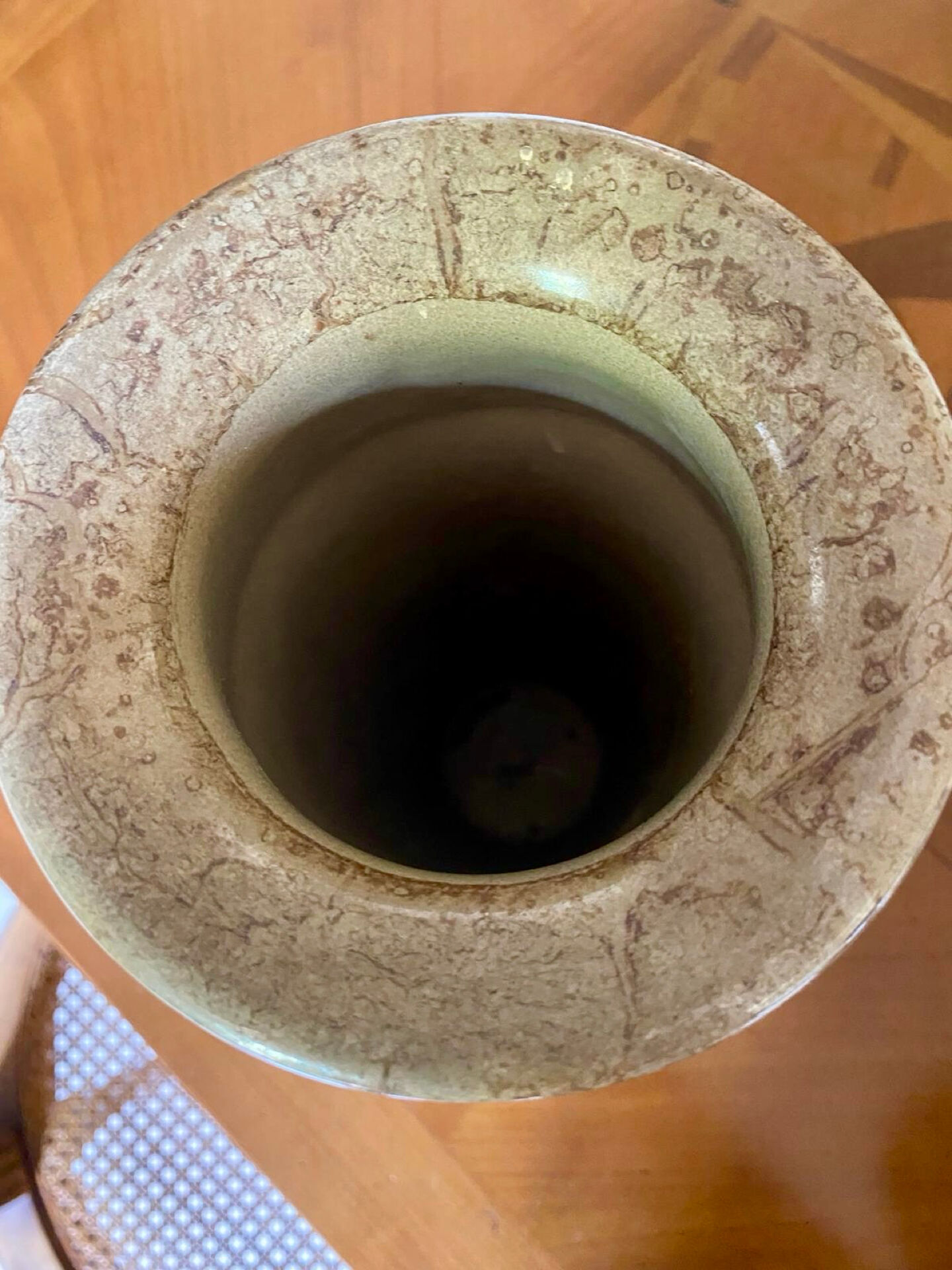 Jacques Molin vase for Charolles – crackled earthenware – 33 cm