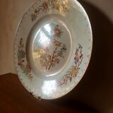 Plat rond terre de fer Minton par Sarreguemines