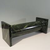 Faux marble column, base, mid-20th century.