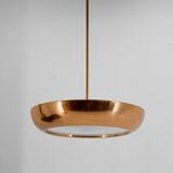 Bauhaus / Functionalist Copper Chandelier UFO, 1930s