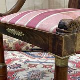 Empire XIXth mahogany armchair