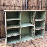 Wooden locker cabinet