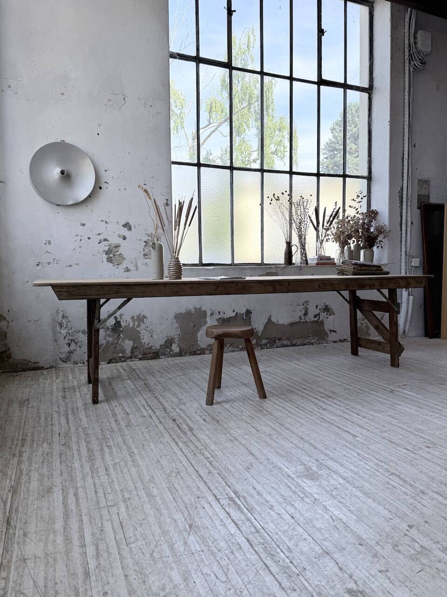 1950 XL folding farmhouse table in pine