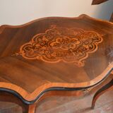 Napoleon lll style marquetry table