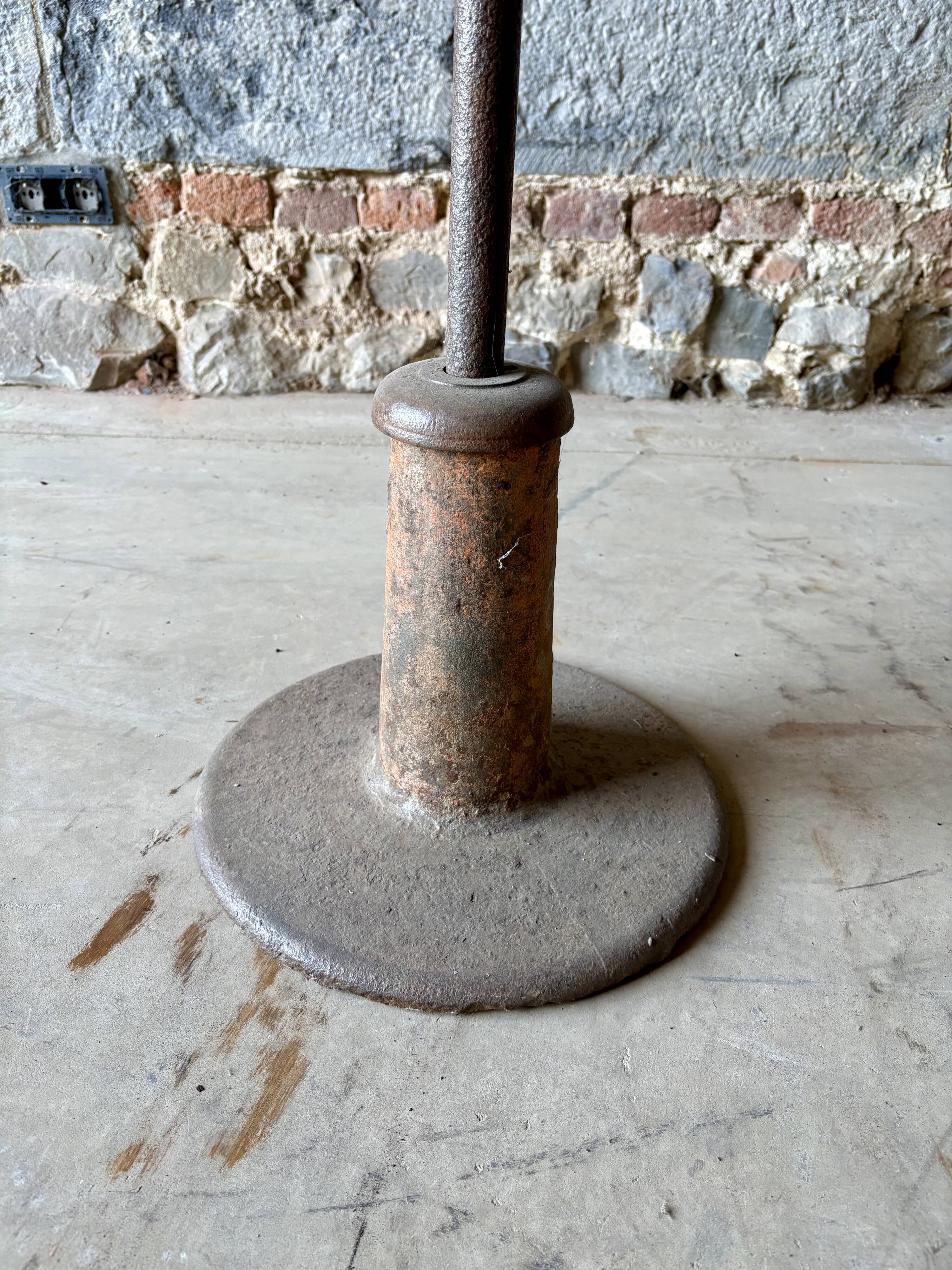 Pair of vintage industrial metal tables – workshop spirit