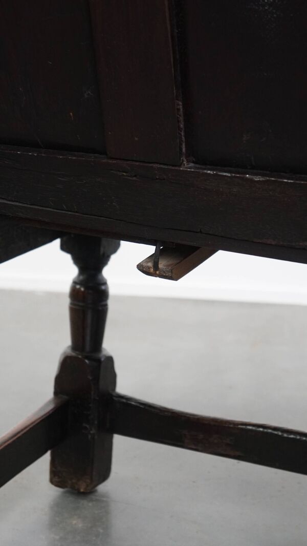Chaise / chaise d'appoint en chêne antique du XVIIe siècle