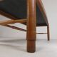 Vintage oak coffee table with a slate top in an oak frame, 1960s.