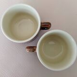 2 bistro coffee cups