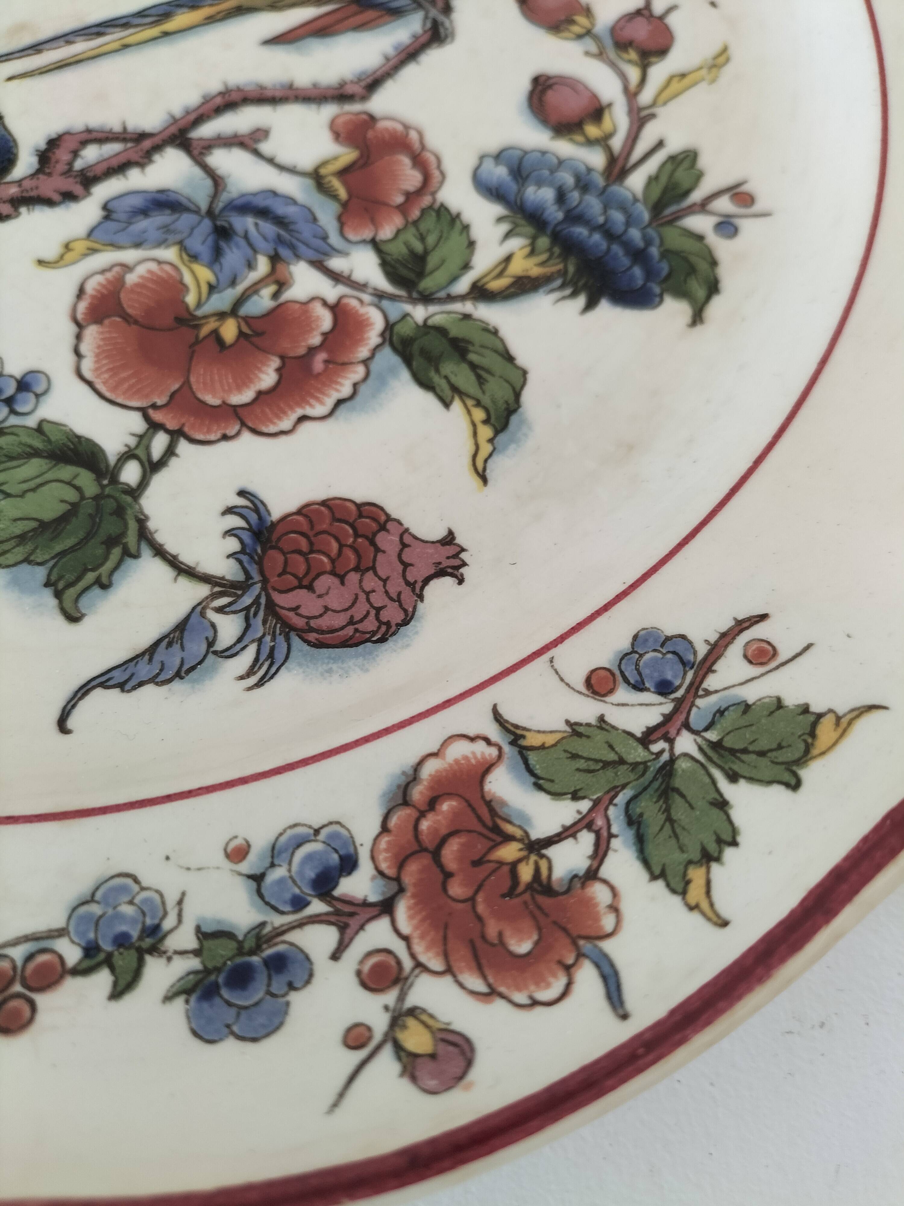 Assiette vintage Villeroy & Boch modèle Rouen