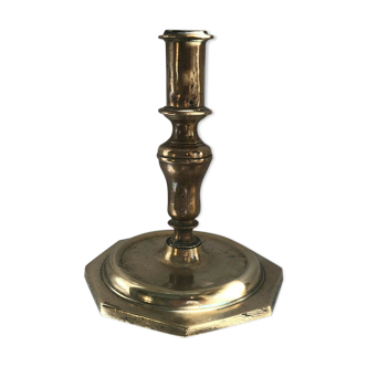 Candlestick 17th century in bronze and brass