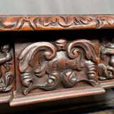 Renaissance table dated 1654