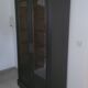 Old black Napoleon III display case, dresser, cabinet of curiosities, storage unit