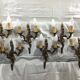 Paire d'appliques en bronze style Louis XV