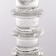Vintage set of 2 glass candlesticks design by staffan gellerstedt 1960s