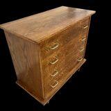 Oak chest of drawers foot compass